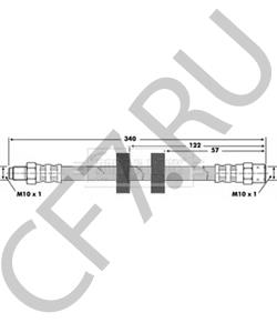 805301516 NSU Тормозной шланг в городе Екатеринбург